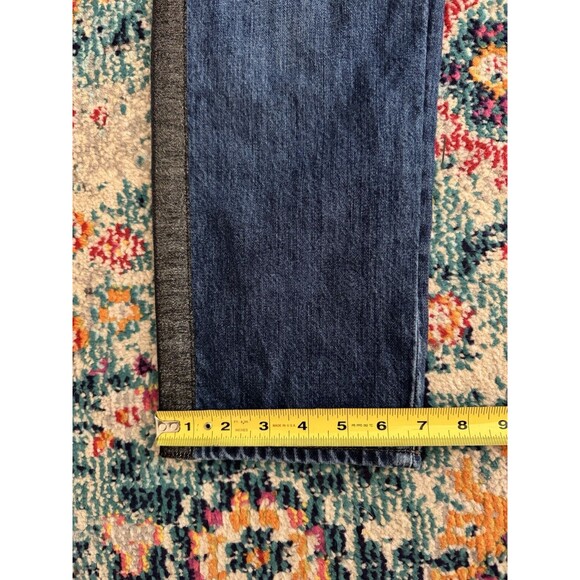 Madewell The Perfect Vintage Blue Jeans‎ In Metallic Tuxedo Stripe Size 28 - Picture 5 of 8